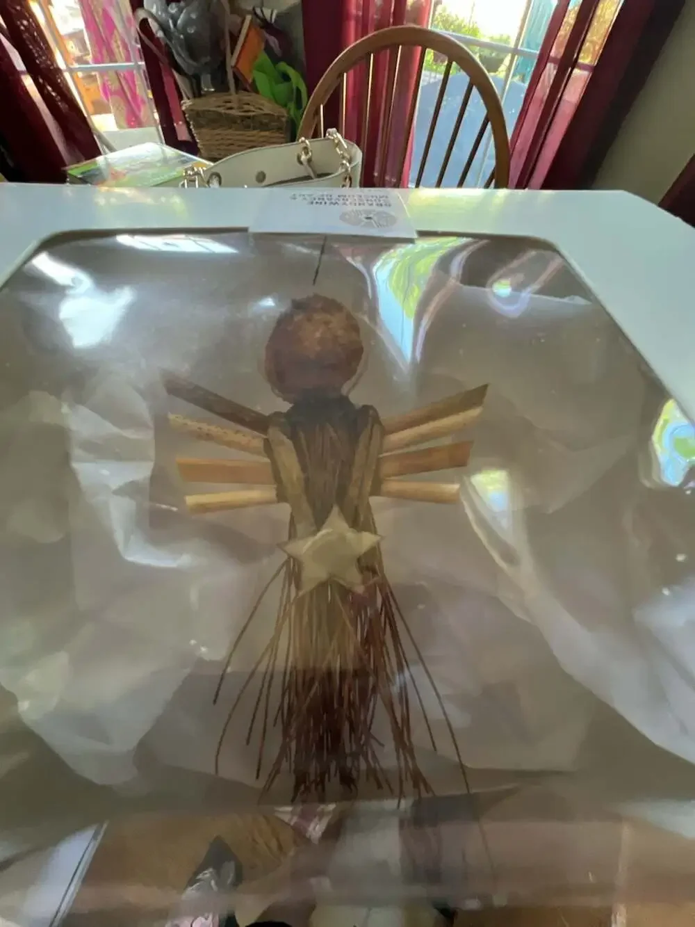 Brandywine Conservancy & Museum of Art Handcrafted Natural Straw Angel Christmas